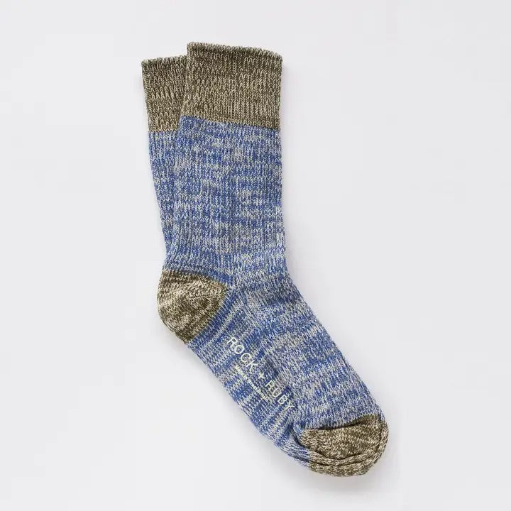Denim Blue Matilda Cotton Socks