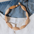 Handmade Wooden Bead Necklace |  21