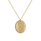 Eternal Sea Serpent Talisman on Trace chain