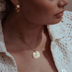 Moon Ray Talisman On Trace Chain