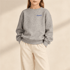 Small But Mighty Kids Jumper | Heather Grey