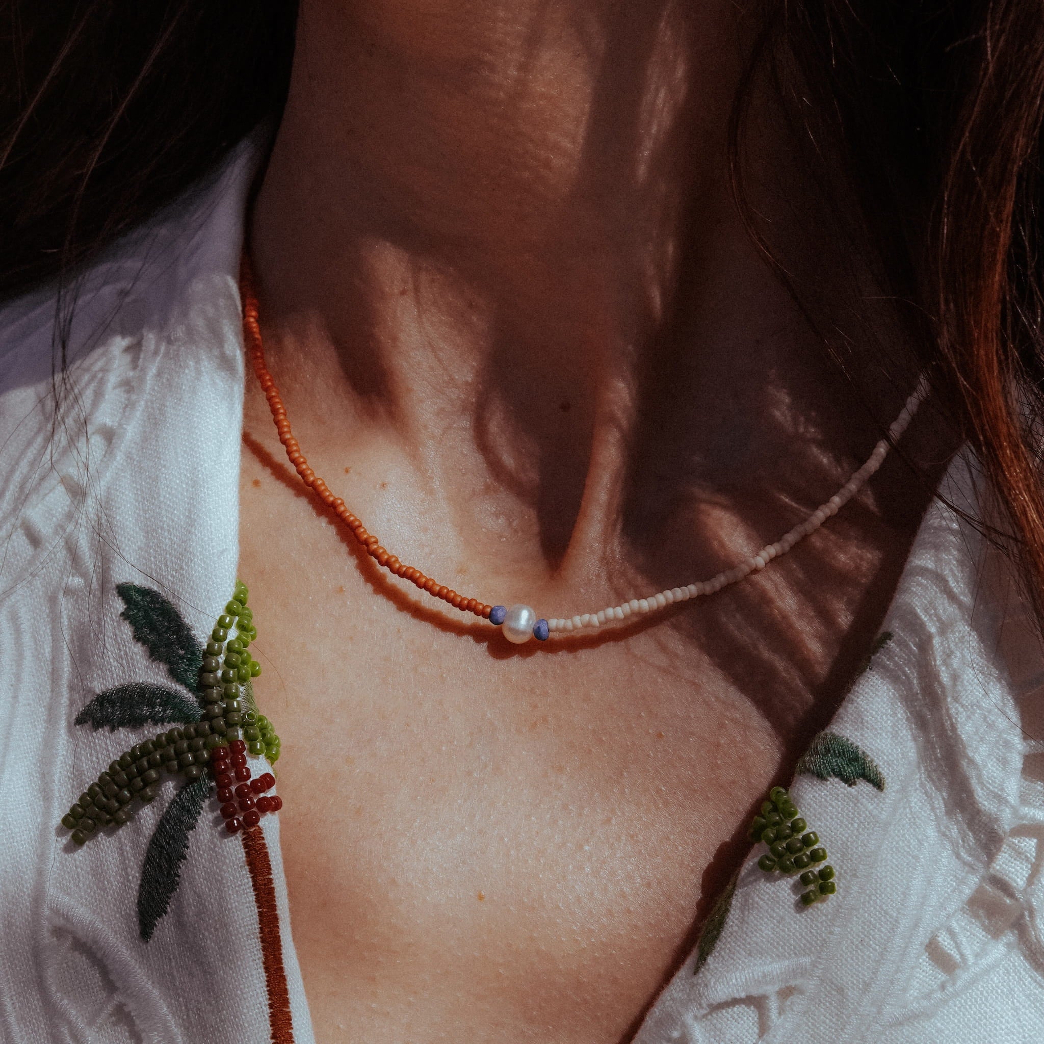 Handmade Japanese Miyuki Bead Necklace |  1