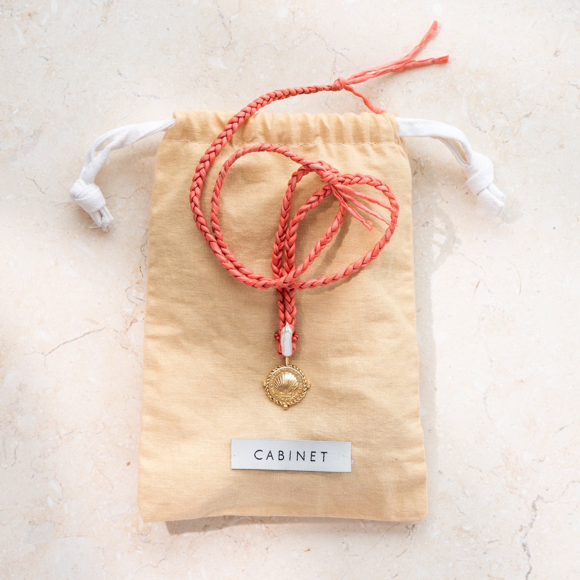Woven Silk Cord Ondine necklace