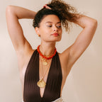 Koa Shell Pendant Margo Chain