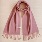 Lambswool Scarf in Blush