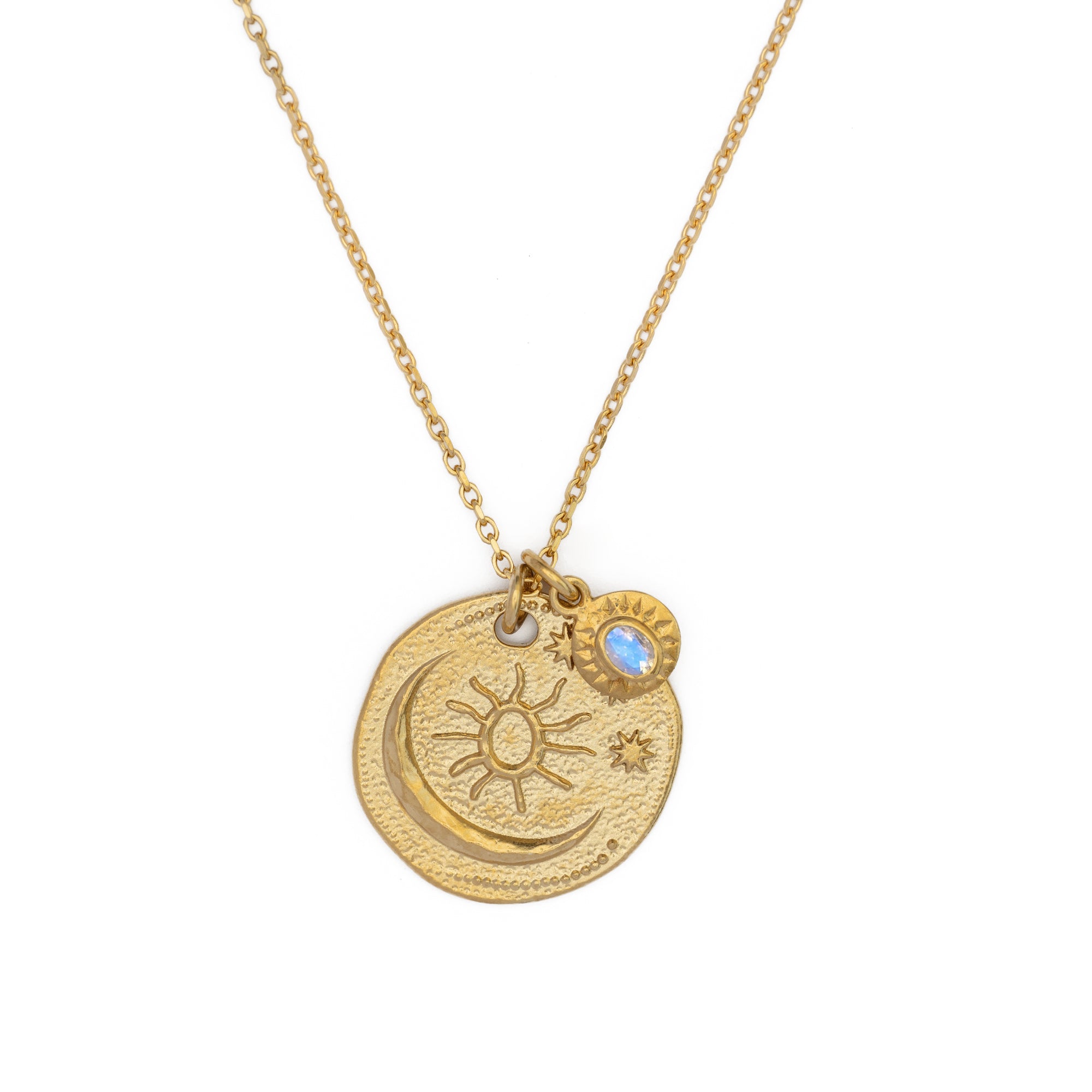 Moon Ray Talisman Water Charm Necklace