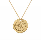 Moon Ray Talisman On Trace Chain