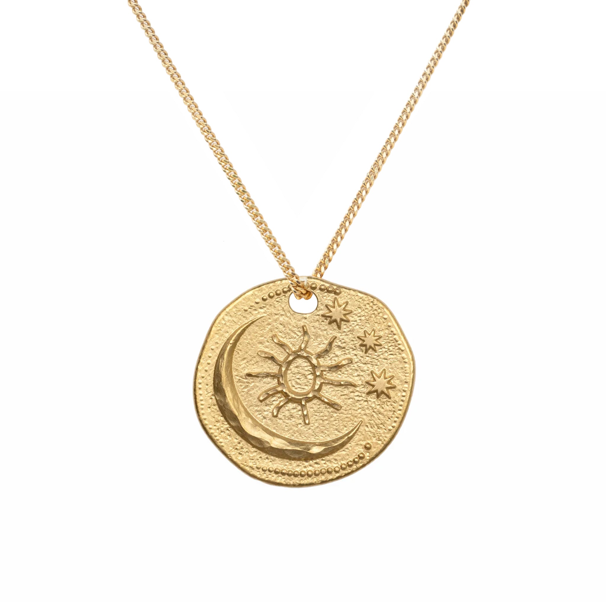 Moon Ray Talisman On Trace Chain