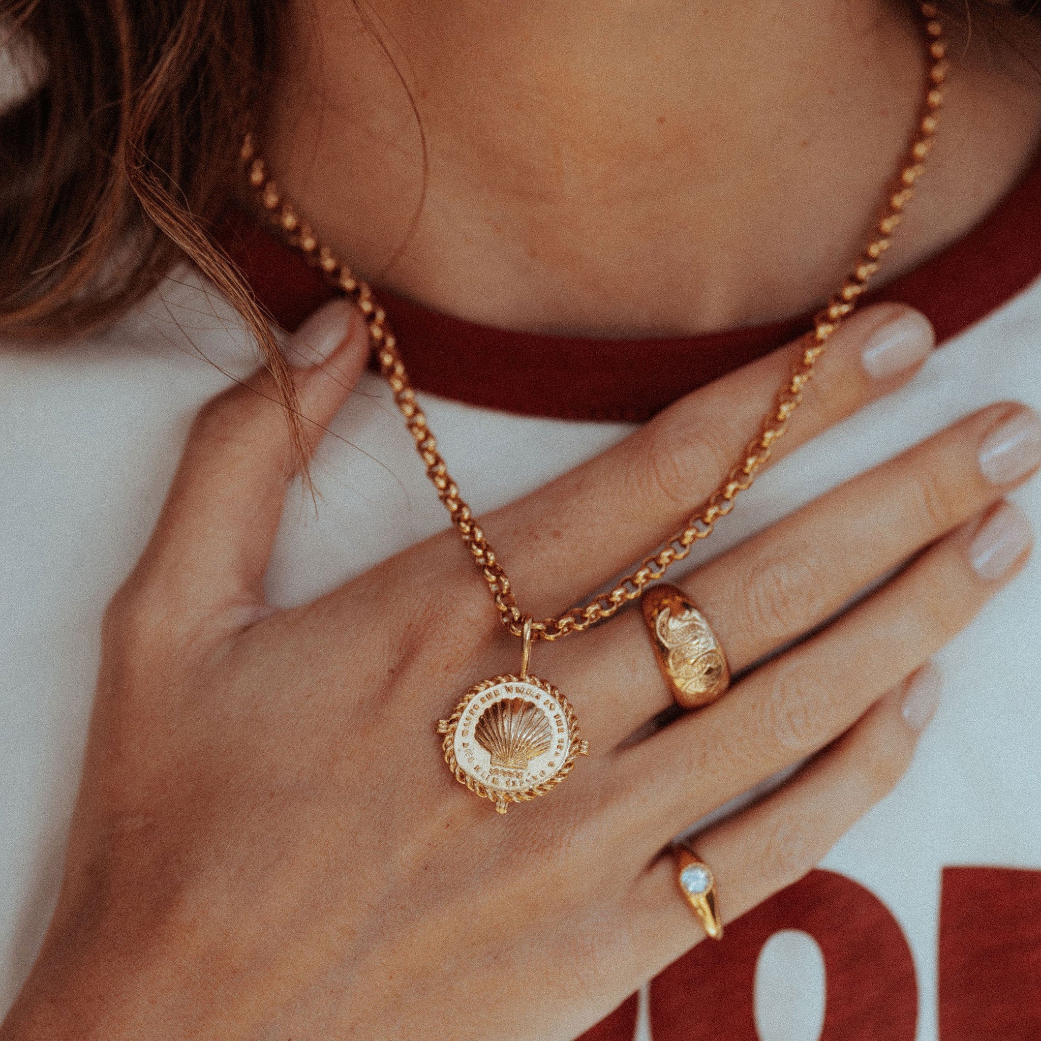 Ondine Talisman Pendant On Royal Belcher Chain