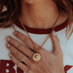 Ondine Shell Talisman Pendant On Royal Belcher Chain