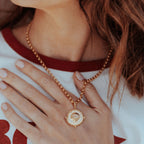 Ondine Shell Talisman Pendant On Royal Belcher Chain