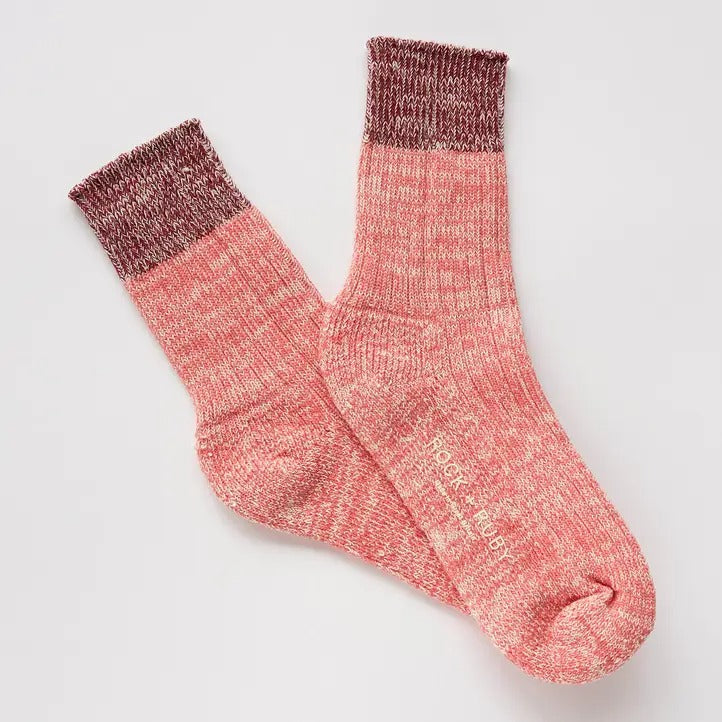 Pink Rose Elsie Cotton Socks