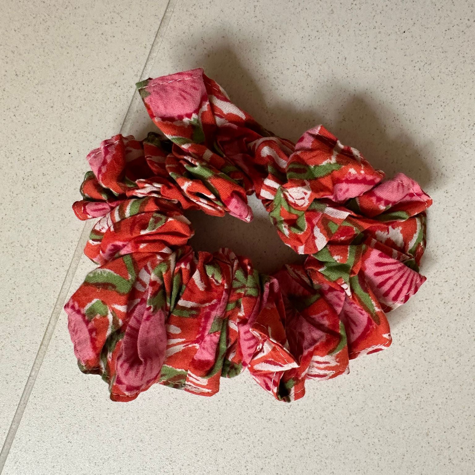 Red Rose Scrunchie