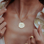 Shade Talisman Pendant On Trace Chain