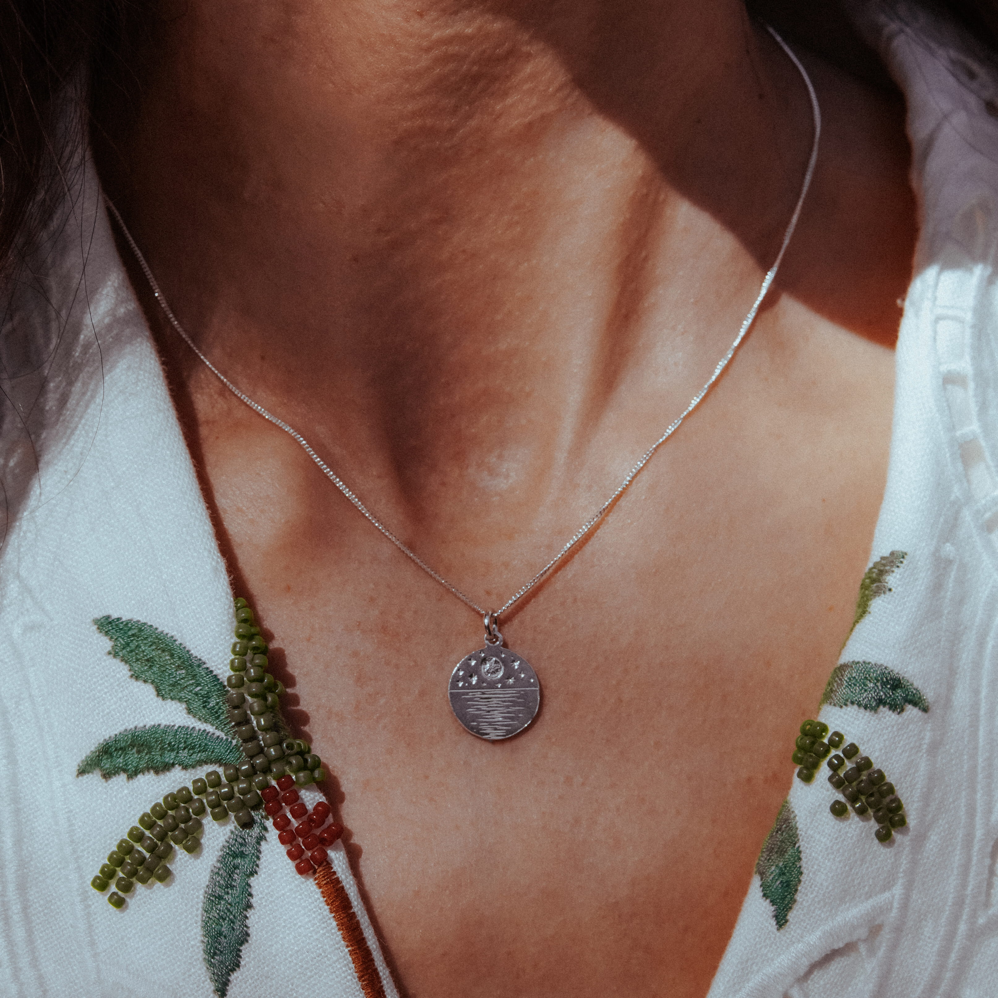 Dream Coin Pendant | Sterling Silver