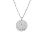 Lion Sun Pendant & Baby Belcher Chain | Sterling Silver