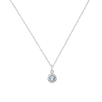 Water Charm Pendant Moonstone | Sterling Silver
