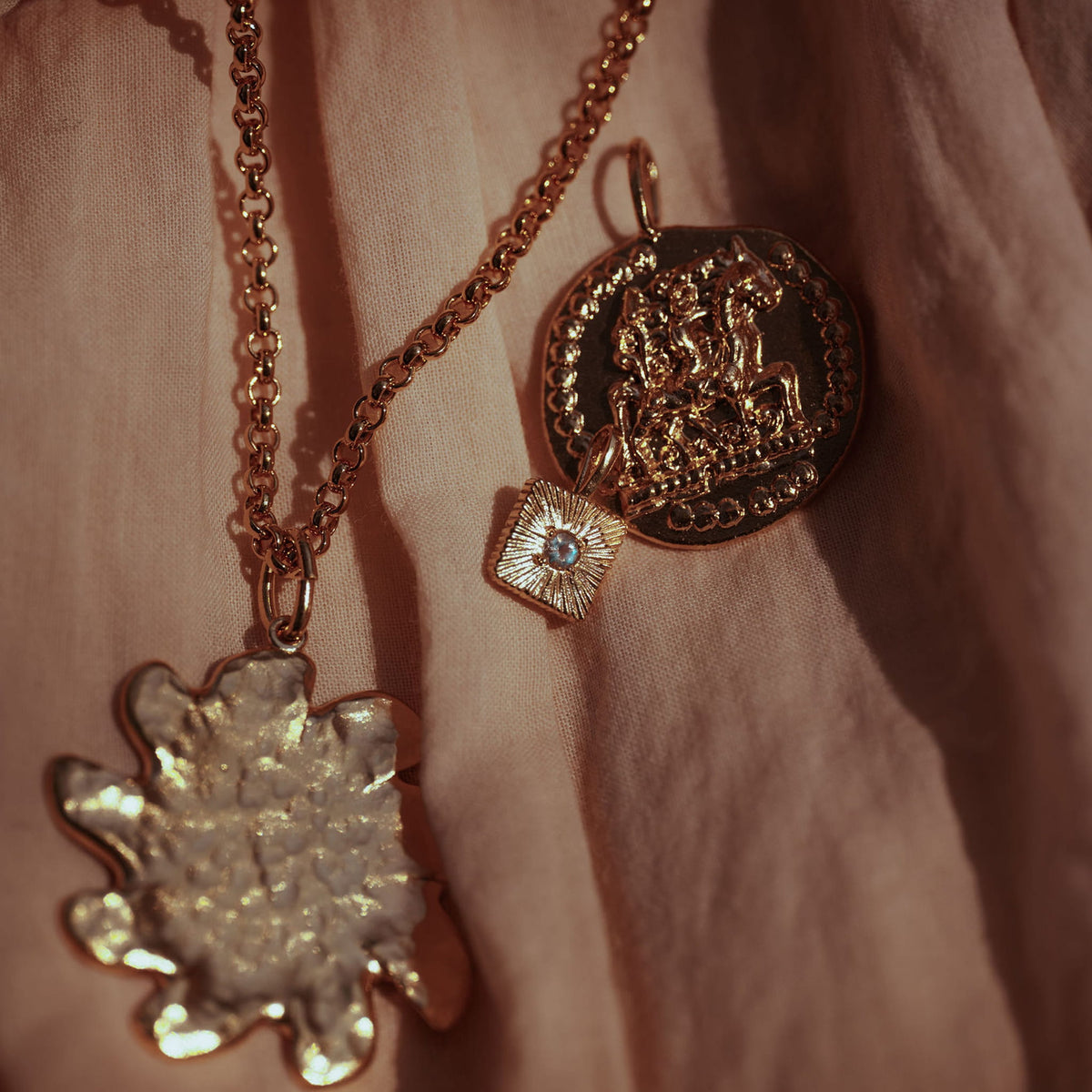 Sunbeam Moonstone Pendant
