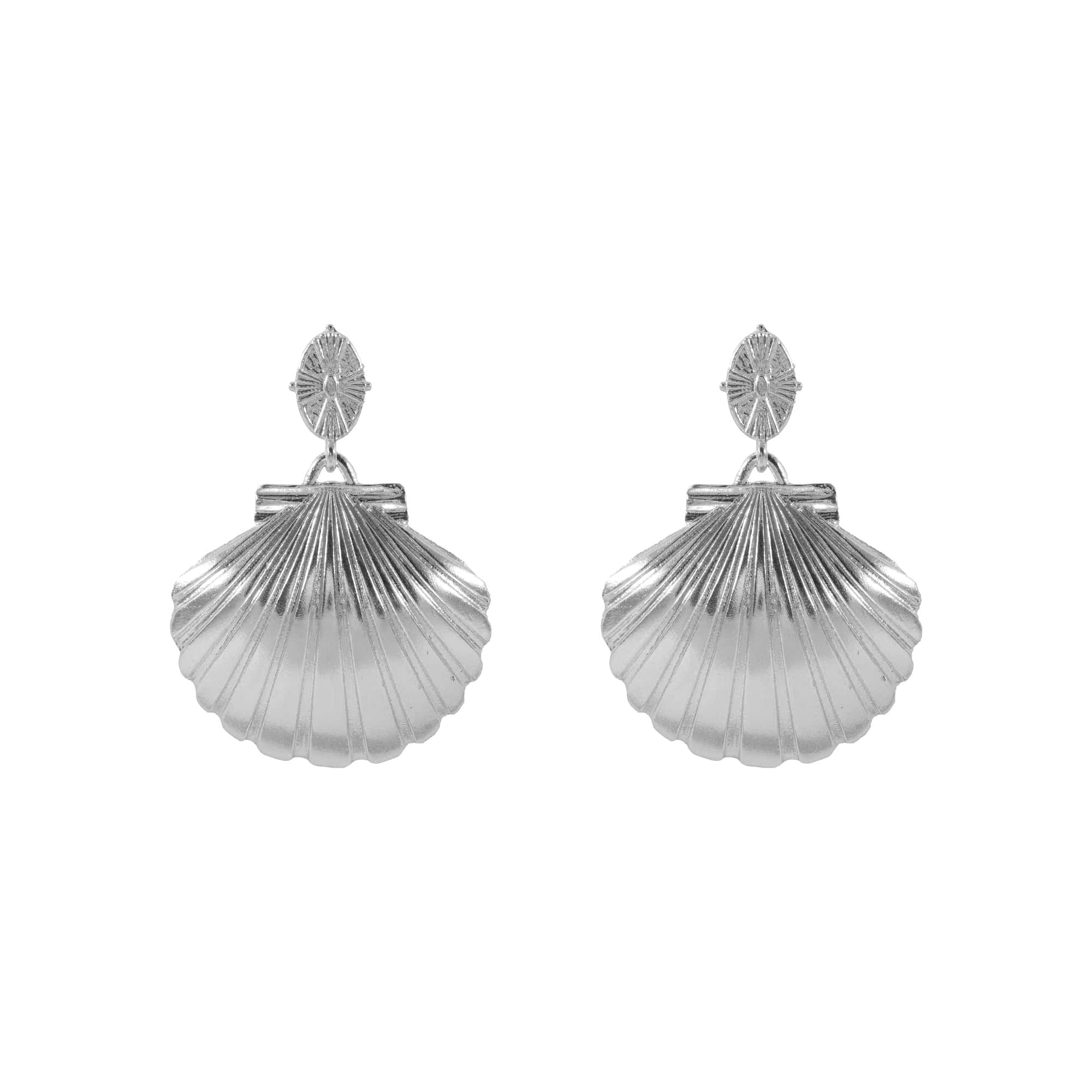 Ulla Shell Earrings | Sterling Silver
