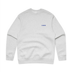 Small But Mighty Adults Jumper | White Grey