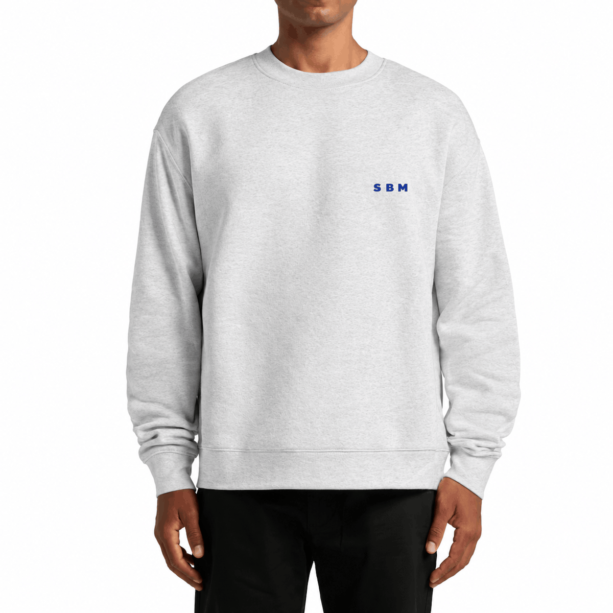 Small But Mighty Adults Jumper | White Grey