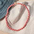 Handmade Wooden Bead Necklace |  13