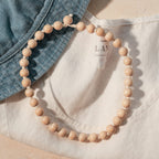 Handmade Wooden Bead Necklace |  14