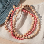 Handmade Wooden Bead Necklace |  15