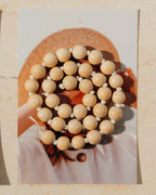 Handmade Wooden Bead Necklace |  14