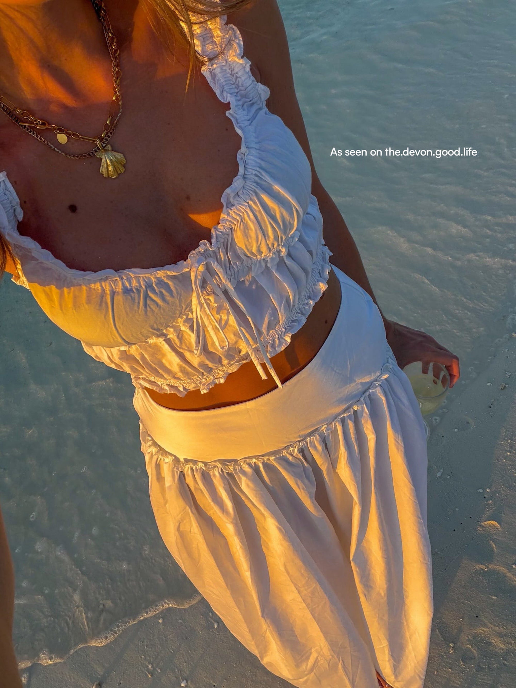 Beachcomber Shell Pendant & Margo Chain