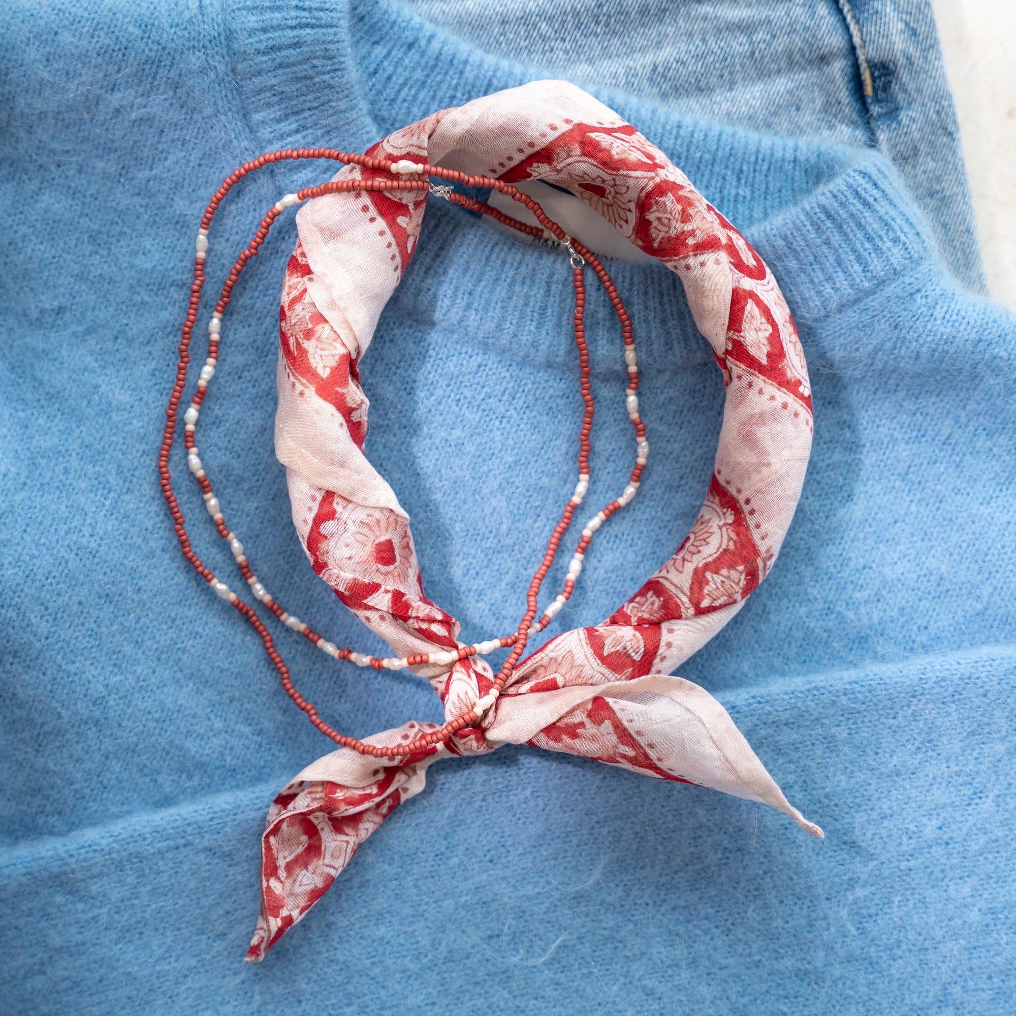 Block Print Neckerchief | Sunflower Rouge
