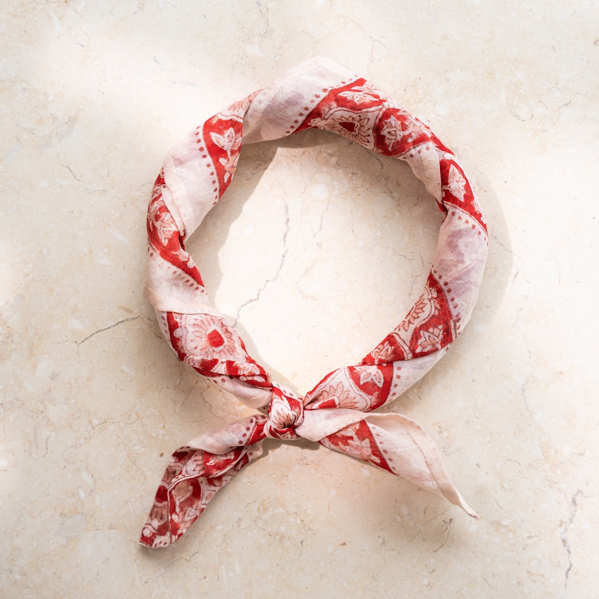 Block Print Neckerchief | Sunflower Rouge