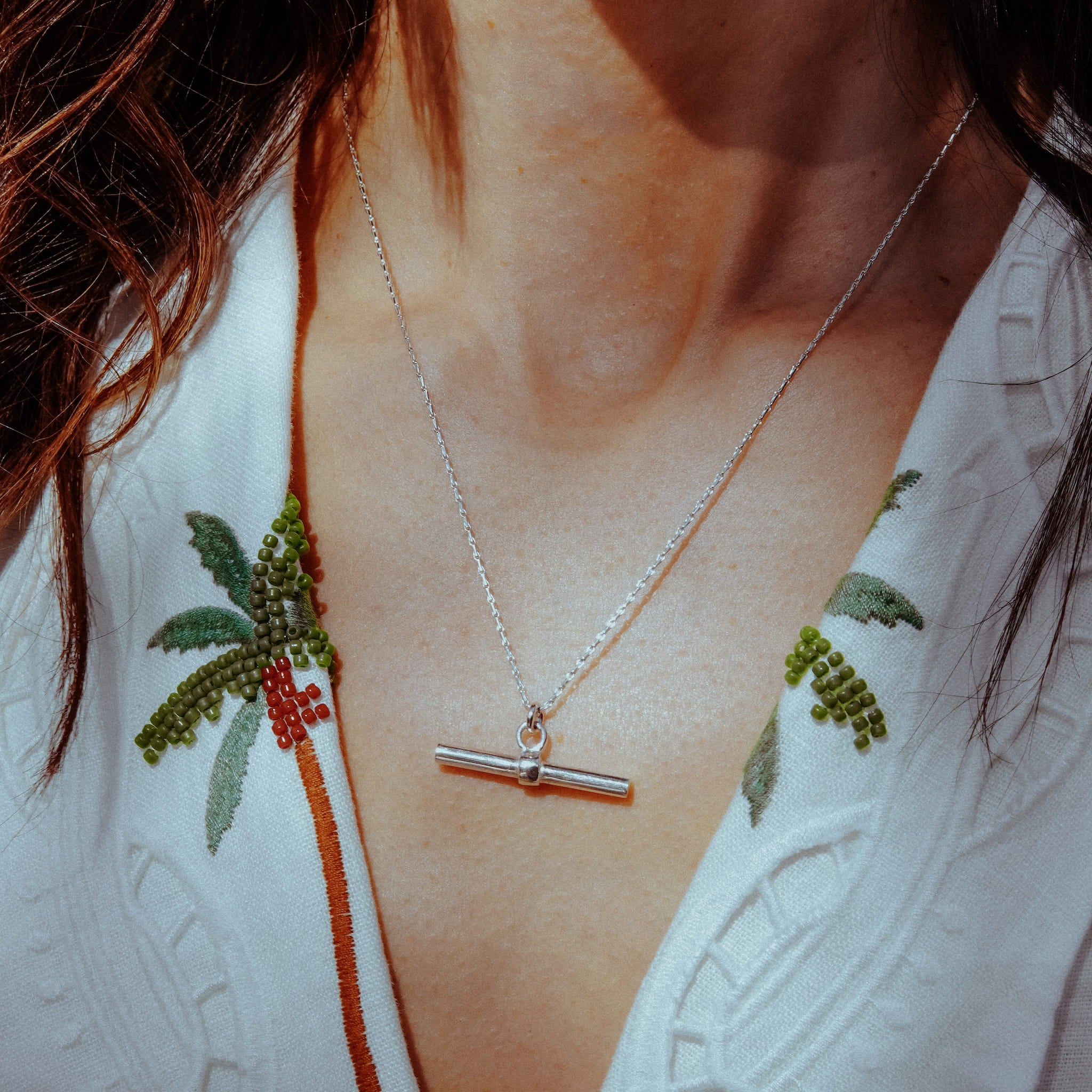 T-bar Pendant | Sterling Silver