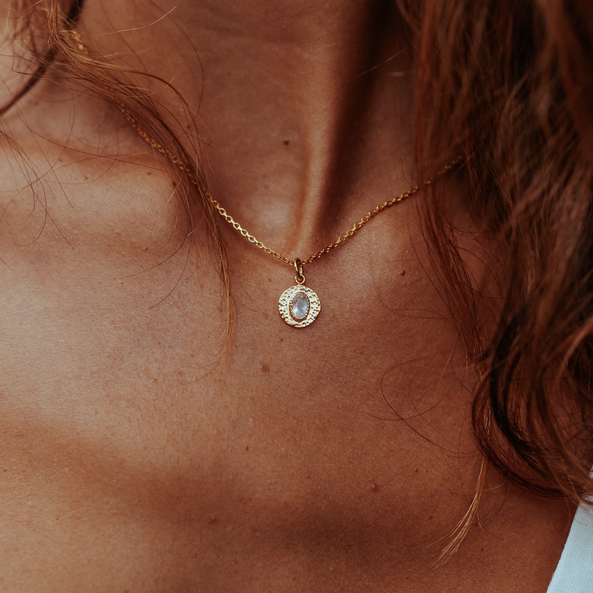 Leanna Necklace Moonstone | Sterling Silver