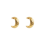 Diamond Palm Hoop Earrings