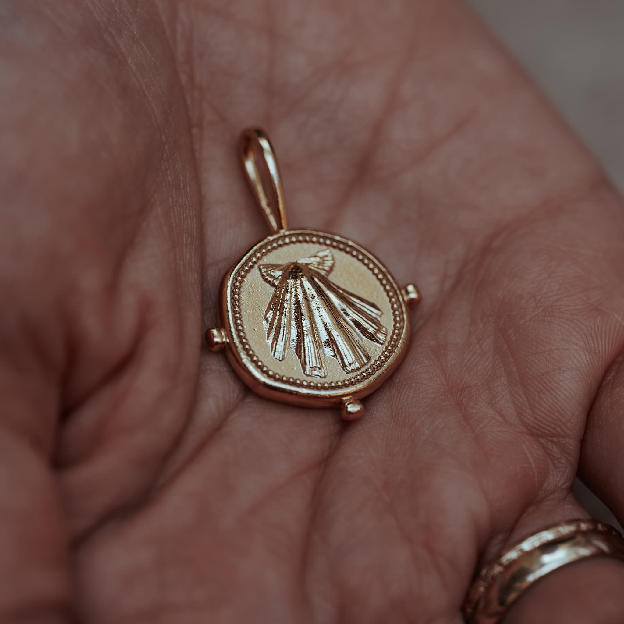Beachcomber Shell Talisman Necklace