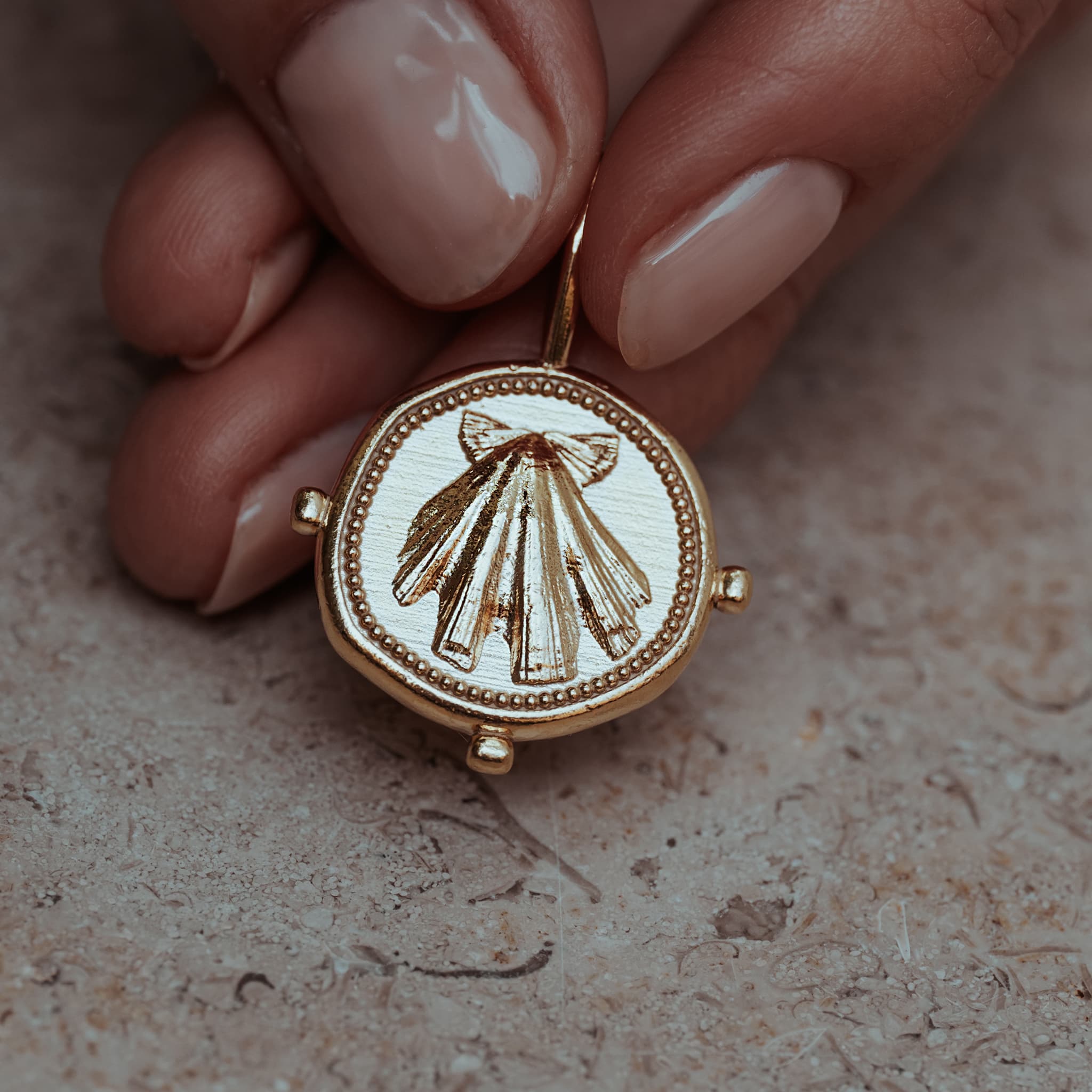 Beachcomber Shell Talisman Necklace