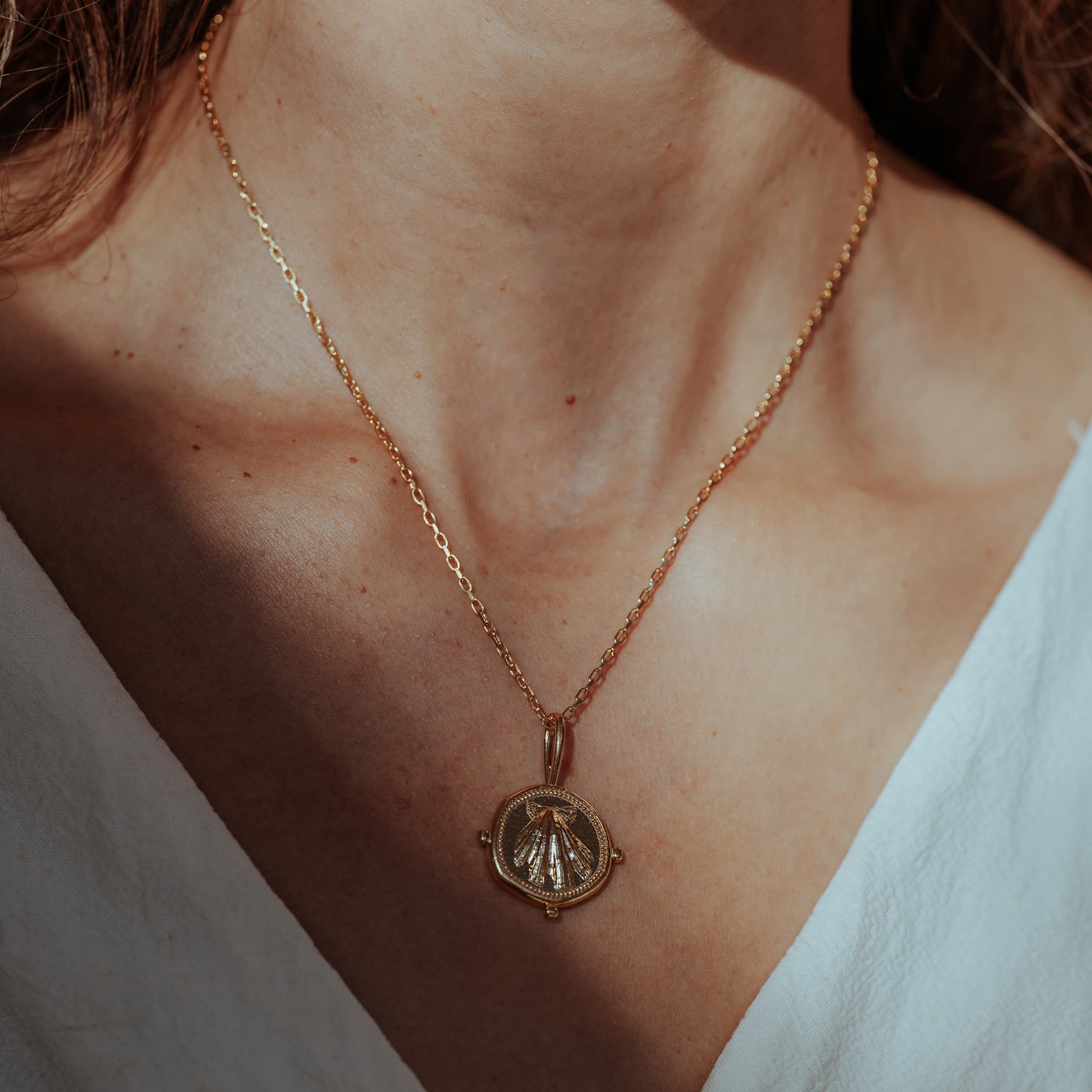 Beachcomber Shell Talisman Necklace