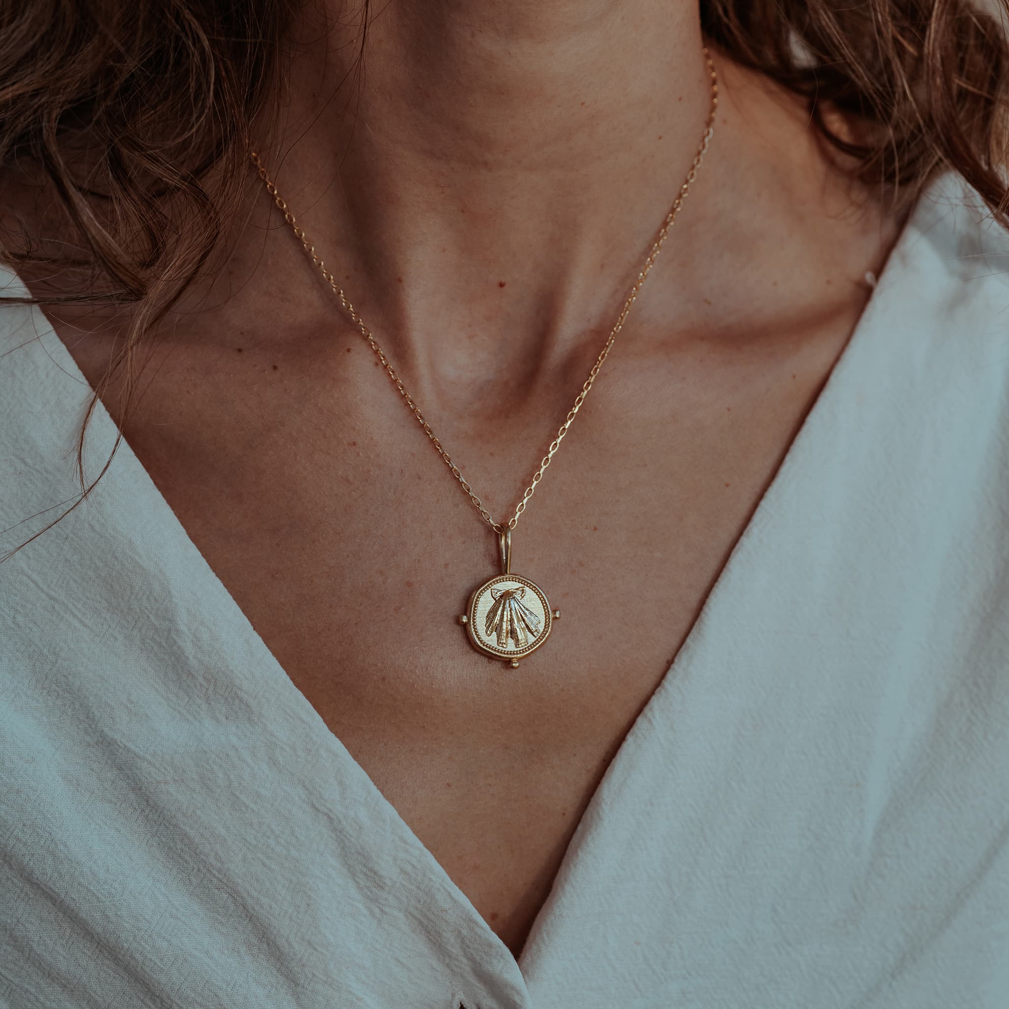 Beachcomber Shell Talisman Necklace