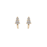 Dawn Stud Earrings Crystal