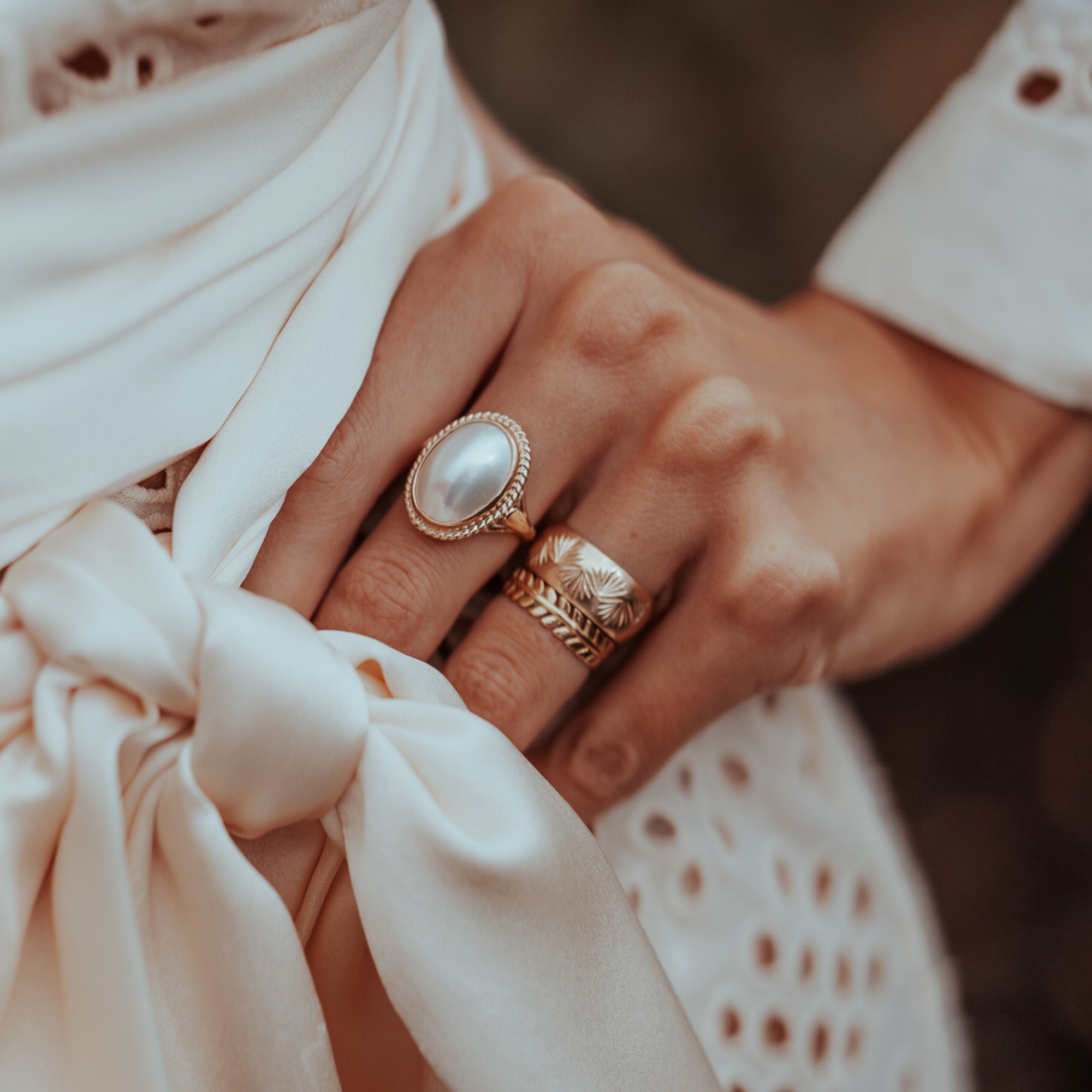 Thatched Palm Ring