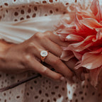Jewelled Sabal Signet Ring