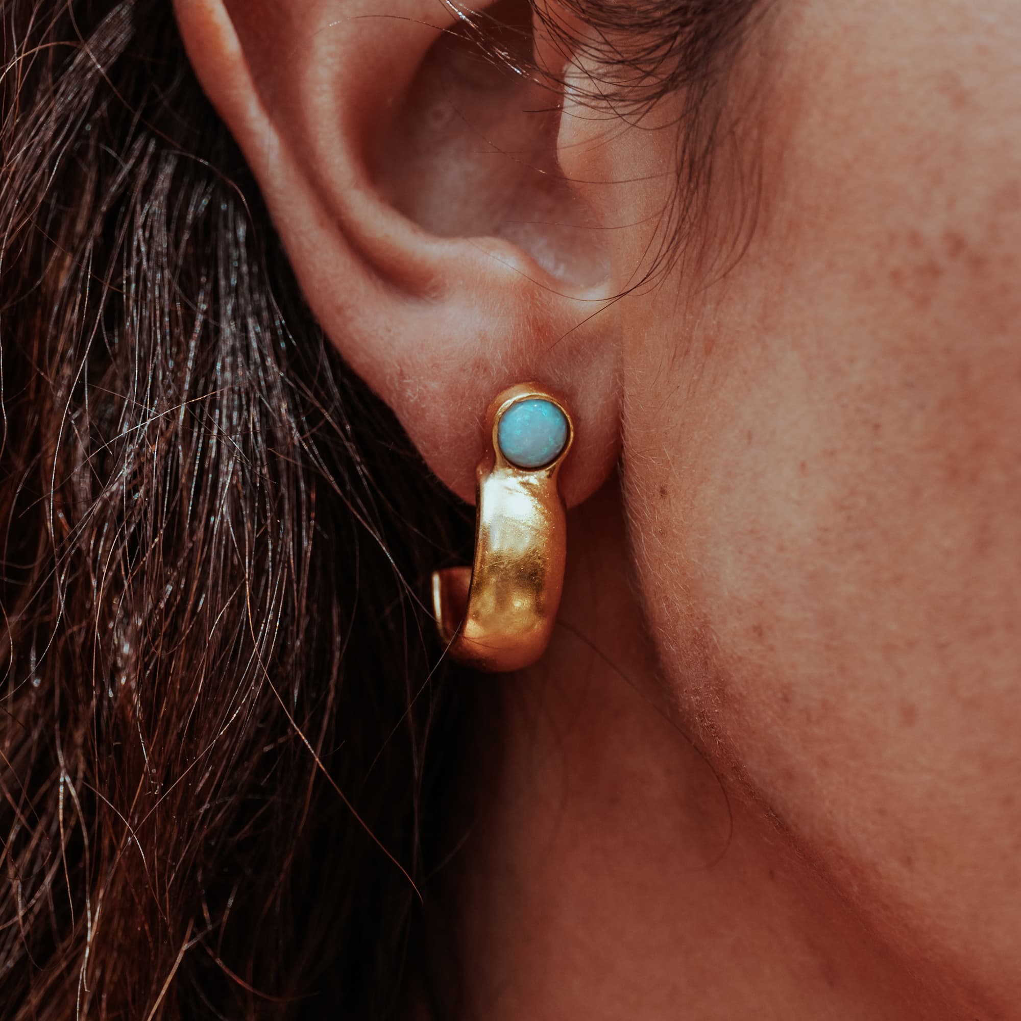 GOLD-CHUNKY-OPAL-KAWAI-CUFF-HOOP-EARRINGS-DSC07456-HIGH-RES-ORIGINALS-CABINET-JEWELLERY-CHLOE-UPTON-STUDIO-PHOTOGRAPHY