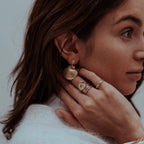 Ulla Shell Earrings | Sterling Silver