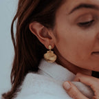 Ulla Shell Earrings | Sterling Silver