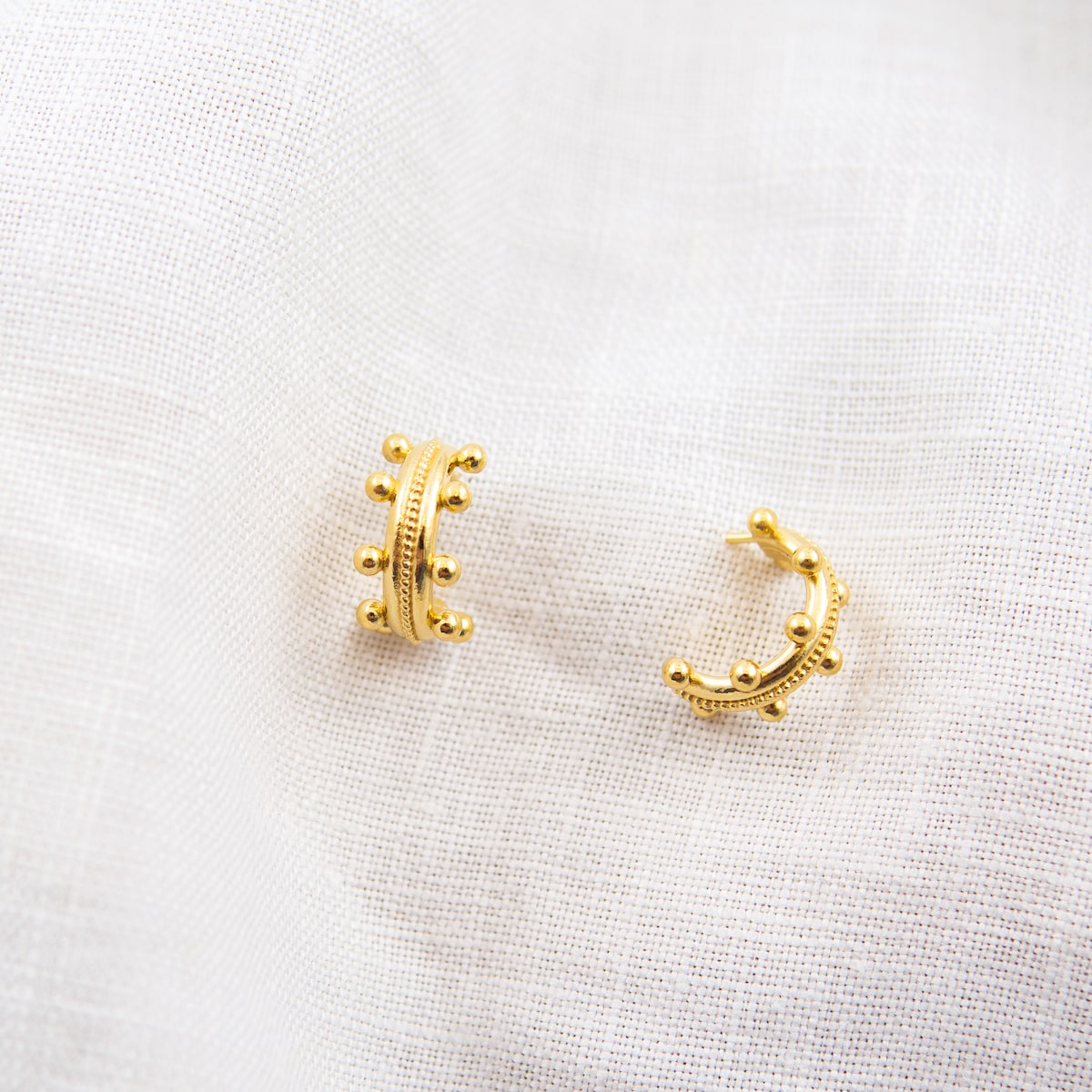 MINI BEADED NEPTUNE CUFF EARRINGS