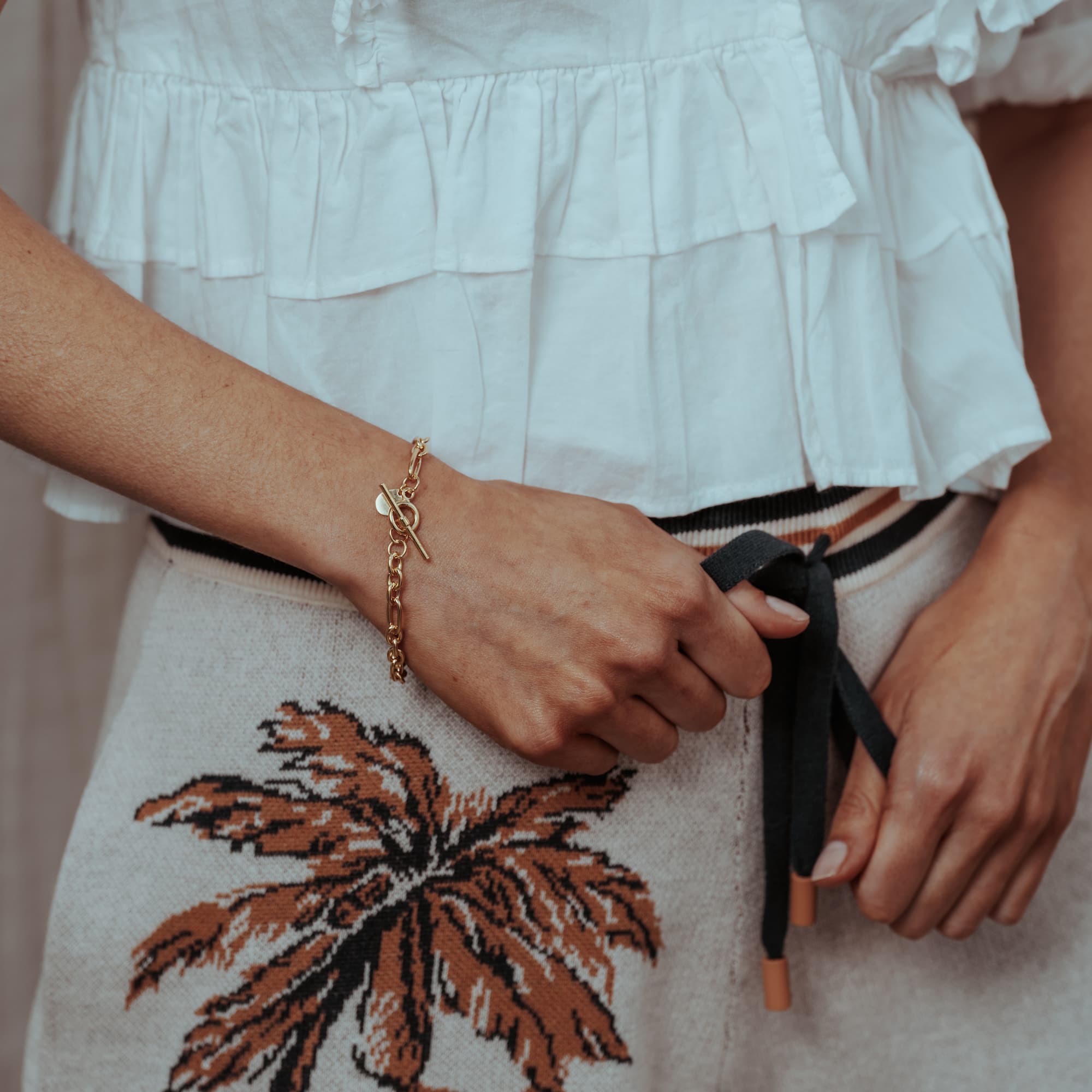 Magnolia Chunky Chain Bracelet