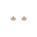 Sunrise Studs Moonstone