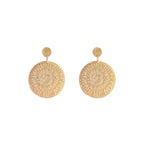 Lion Sun Earrings